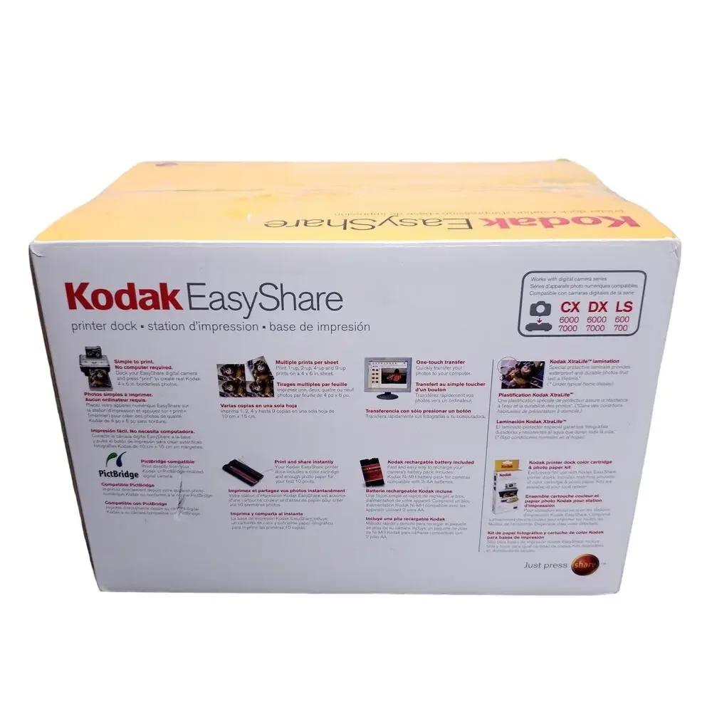 Kodak Printer Dock for EasyShare CX DX LS Cameras | Compact Photo Printer